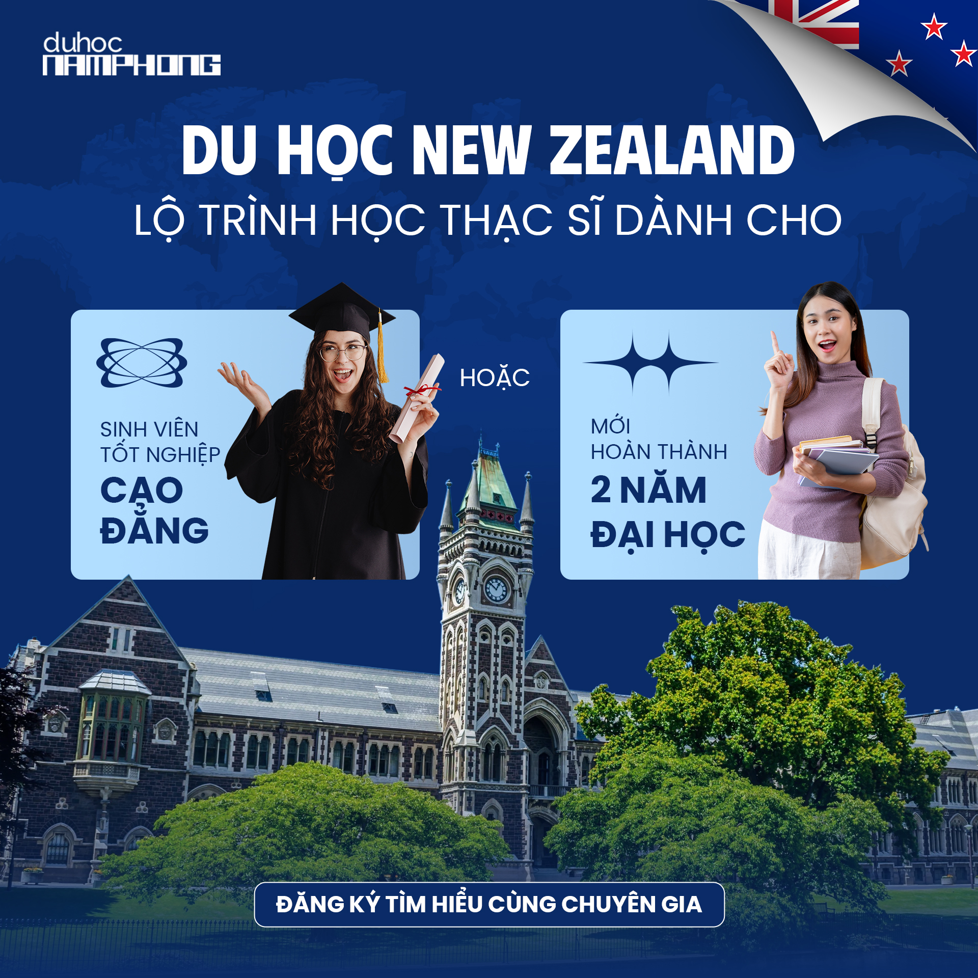 du học thạc sĩ NZ