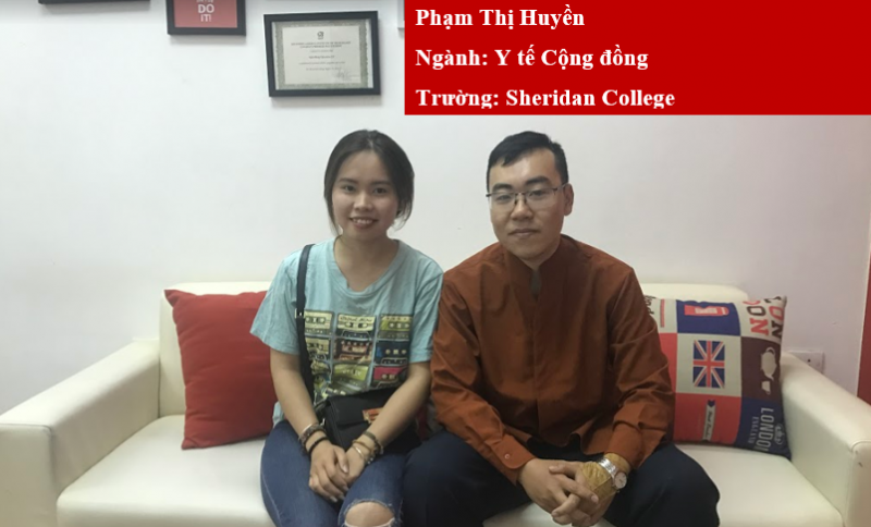 Phạm Thị Huyền – Cô gái dễ thương của Đại học Y Tế Công Cộng đã chọn Sheridan College là điểm đến tiếp theo của mình