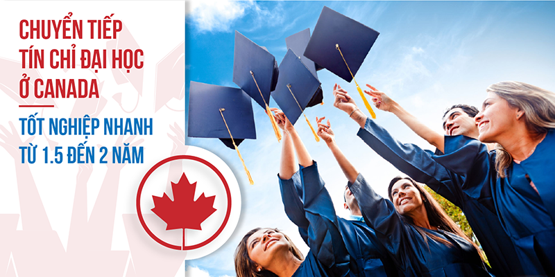 Chuyển tiếp tín chỉ tại Canada-Tốt nghiệp nhanh chỉ trong 1,5 đến 2 năm