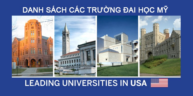 Các trường Đại học tiêu biểu tại Mỹ theo bang