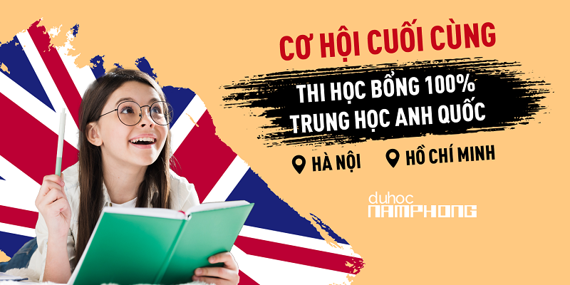 Thi học bổng 100% trung học Anh quốc