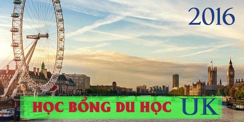 Học bổng du học Anh 2016