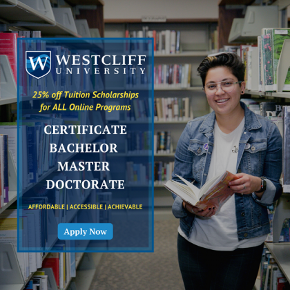 Học LIVE online, lấy bằng của đại học Westcliff University với học phí ưu đãi, giảm 25%