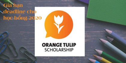  Gia hạn deadline nộp hồ sơ học bổng OTS Hà Lan 2020 - Orange Tulip Scholarship