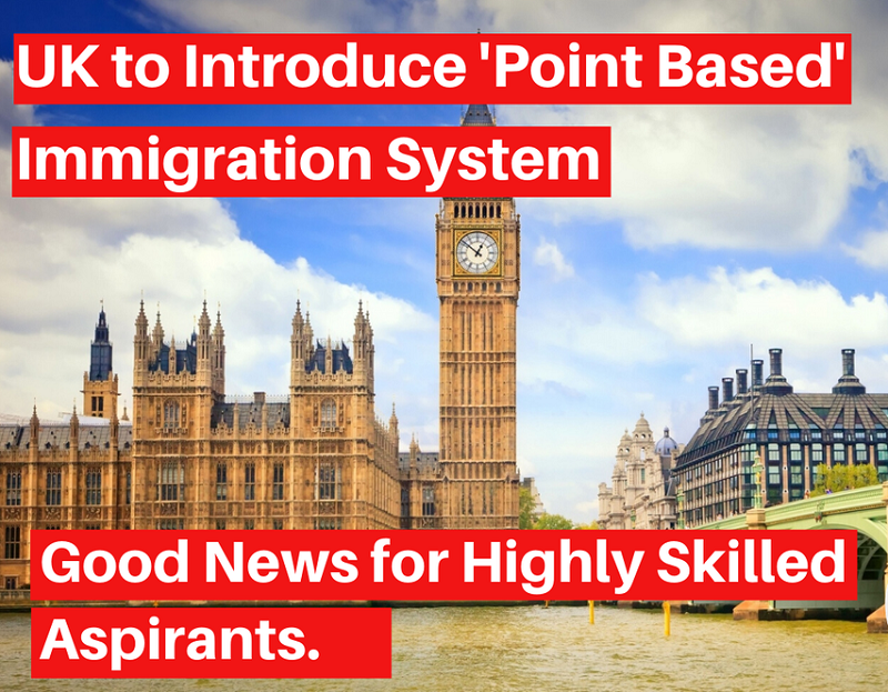 Hệ thống tính điểm nhập cư mới của vương quốc Anh