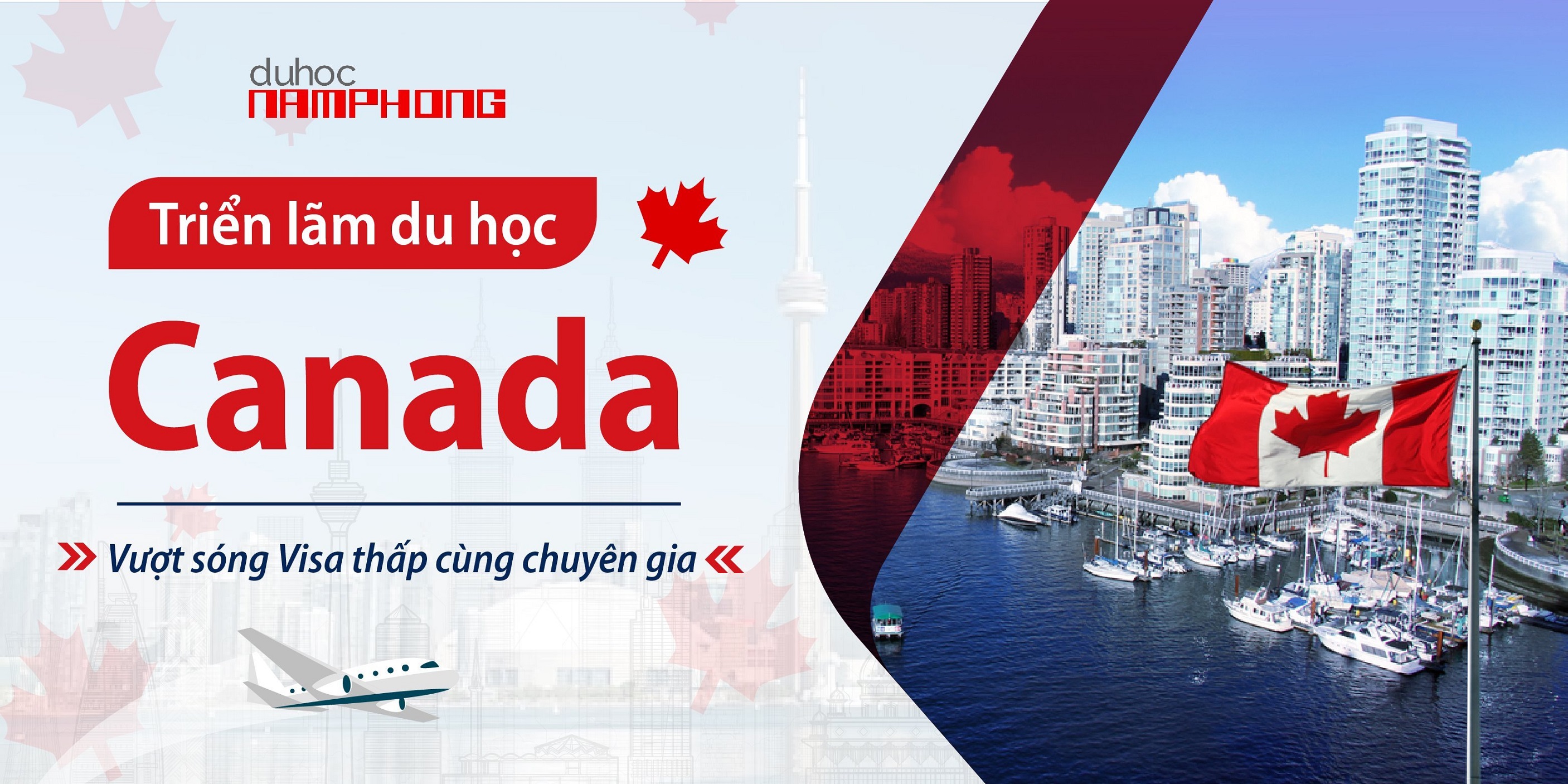 Triển lãm du học Canada - Vượt sóng tỷ lệ Visa thấp cùng chuyên gia