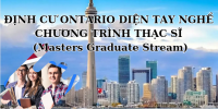 Chương Trình Định Cư Ontario OINP - Diện Masters Graduate Stream