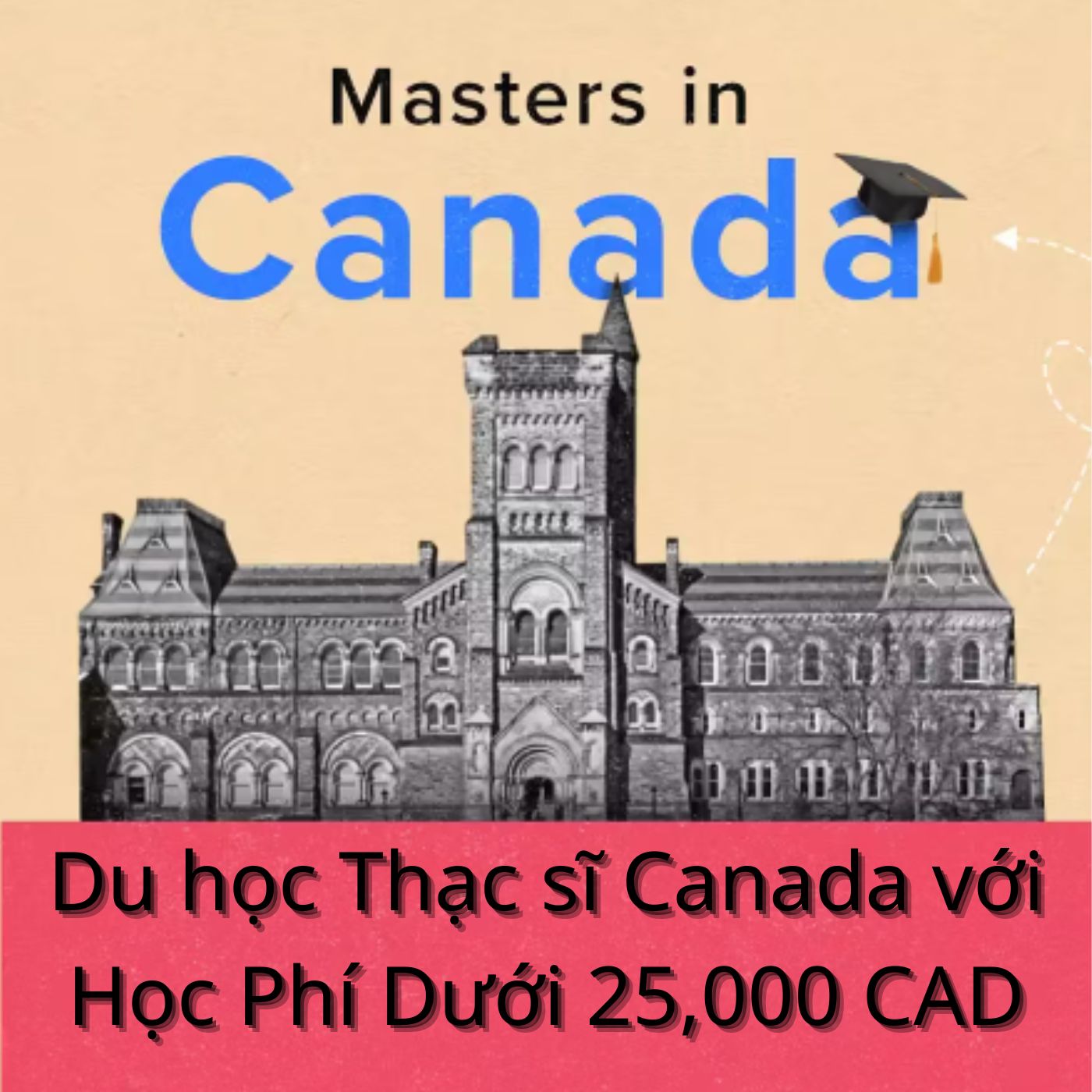 Du học Thạc sĩ Canada với Học Phí Dưới 25,000 CAD