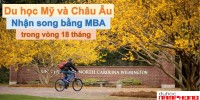 NHẬN 02 BẰNG MBA TỪ ĐẠI HỌC MỸ VÀ CHÂU ÂU CÙNG LÚC VỚI HỌC PHÍ CHỈ 500 TRIỆU ĐỒNG