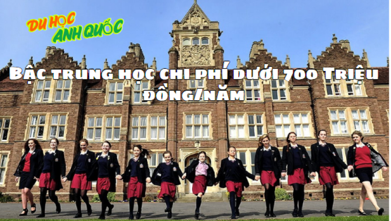 Du Học Trung Học Anh chi phí dưới 700 Triệu đồng/năm