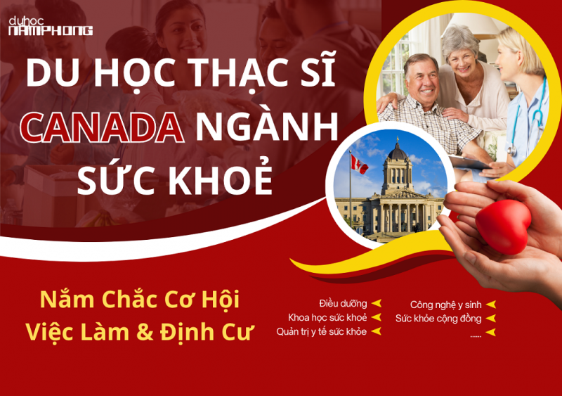 Du học Thạc sĩ Canada ngành sức khoẻ - Nắm chắc cơ hội việc làm & định cư Canada