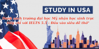 Danh sách trường đại học Mỹ nhận học sinh trực tiếp chỉ với IELTS 5.5 - Đầu vào siêu dễ thở