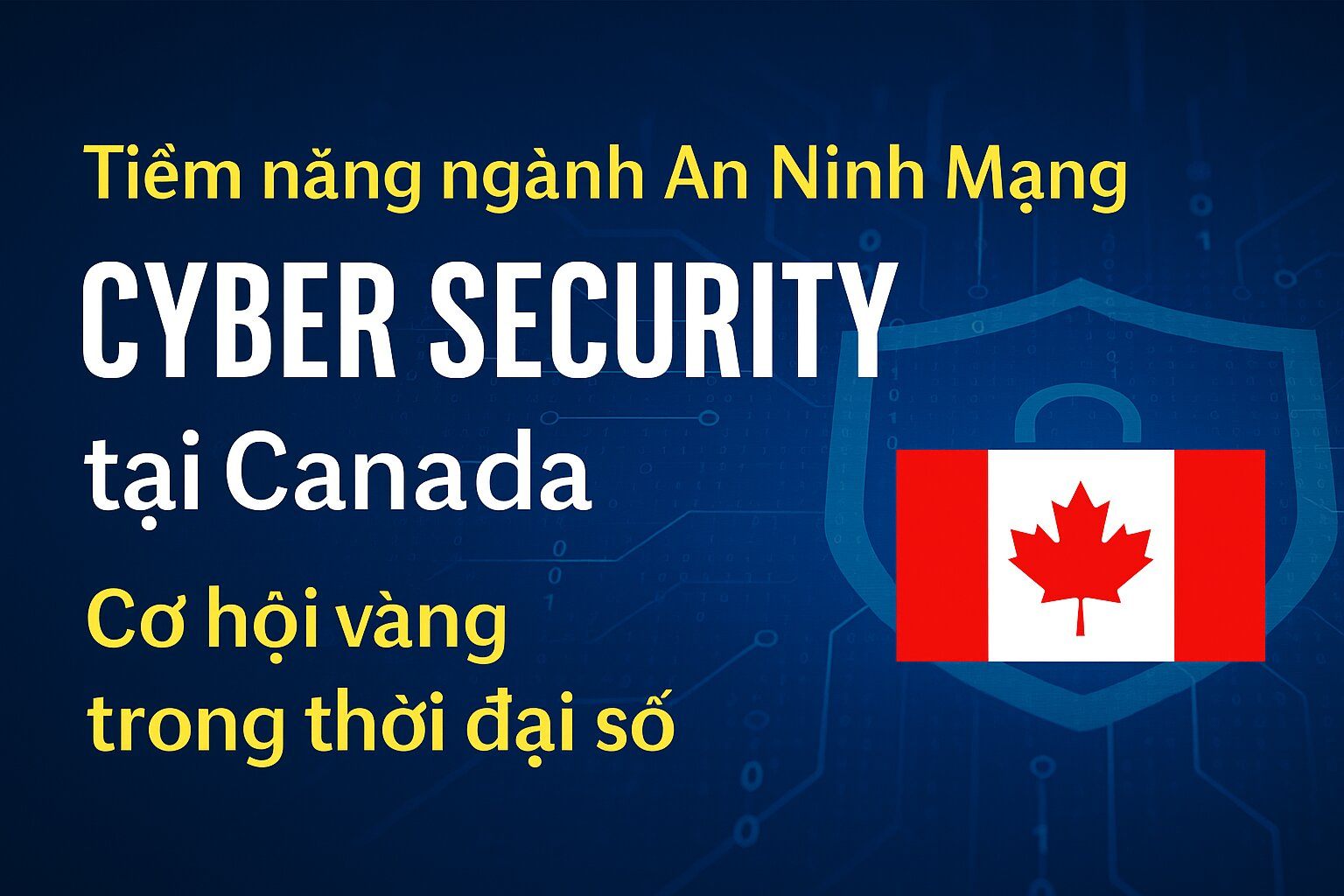 Tiềm năng ngành An Ninh Mạng - Cyber Security tại Canada – Cơ hội vàng trong thời đại số