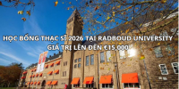 Học bổng lên đến 15,000EUR tại RADBOUD UNIVERSITY - Trường nghiên cứu top đầu Hà Lan