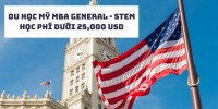 Du học Mỹ MBA general có STEM học phí dưới 25,000 USD