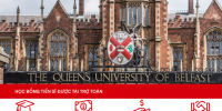 Học bổng Tiến sĩ Toàn phần tại Queen’s University Belfast, Vương Quốc Anh – Kỳ nhập học 2026–27