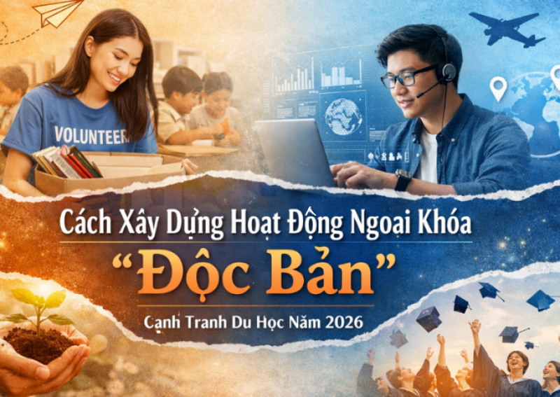 Cách xây dựng hoạt động ngoại khóa cạnh tranh cho hồ sơ du học 2026
