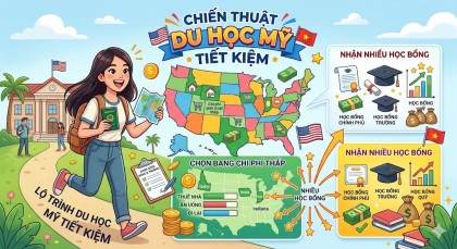 Chiến thuật du học Mỹ tiết kiệm: Chọn bang chi phí thấp và nhiều học bổng