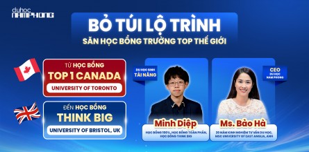 BỎ TÚI LỘ TRÌNH SĂN HỌC BỔNG TRƯỜNG TOP THẾ GIỚI