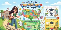 Chiến thuật du học Mỹ tiết kiệm: Chọn bang chi phí thấp và nhiều học bổng