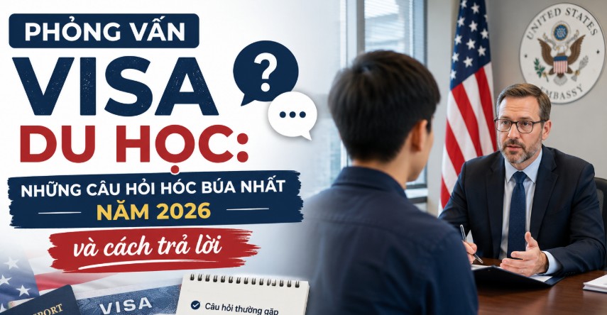 Phỏng vấn Visa du học: Những câu hỏi hóc búa nhất năm 2026 và cách trả lời