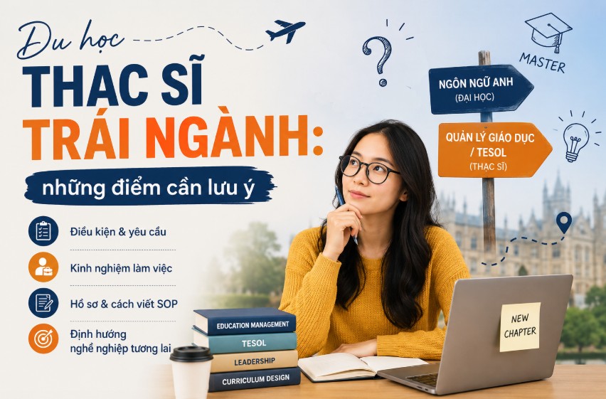 Du học thạc sĩ (Master) trái ngành: Có thật sự 