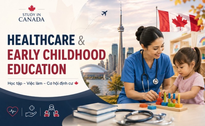 Du học Canada ngành Healthcare và Early Childhood Education: Lộ trình định cư nhanh nhất