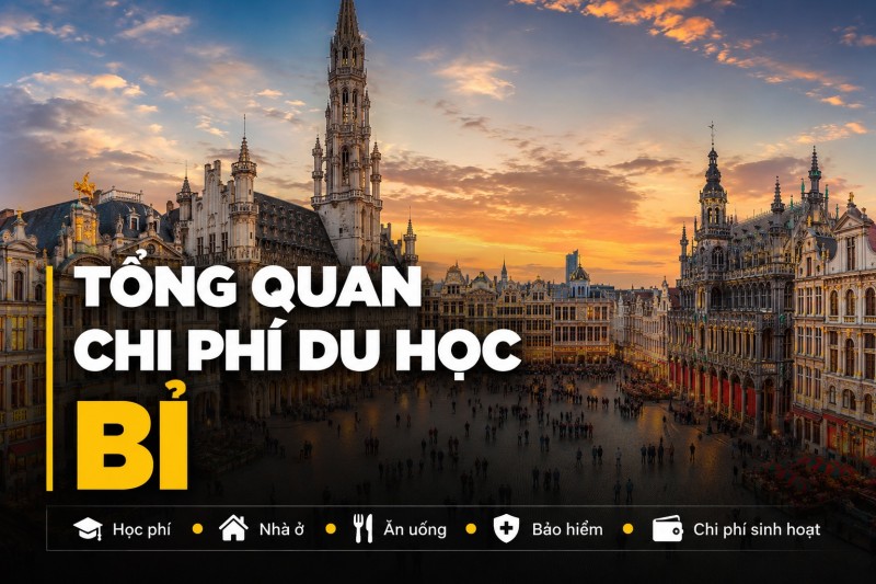 Chi phí du học Bỉ một năm hết bao nhiêu? Tổng quan học phí, sinh hoạt và phụ phí 2026...