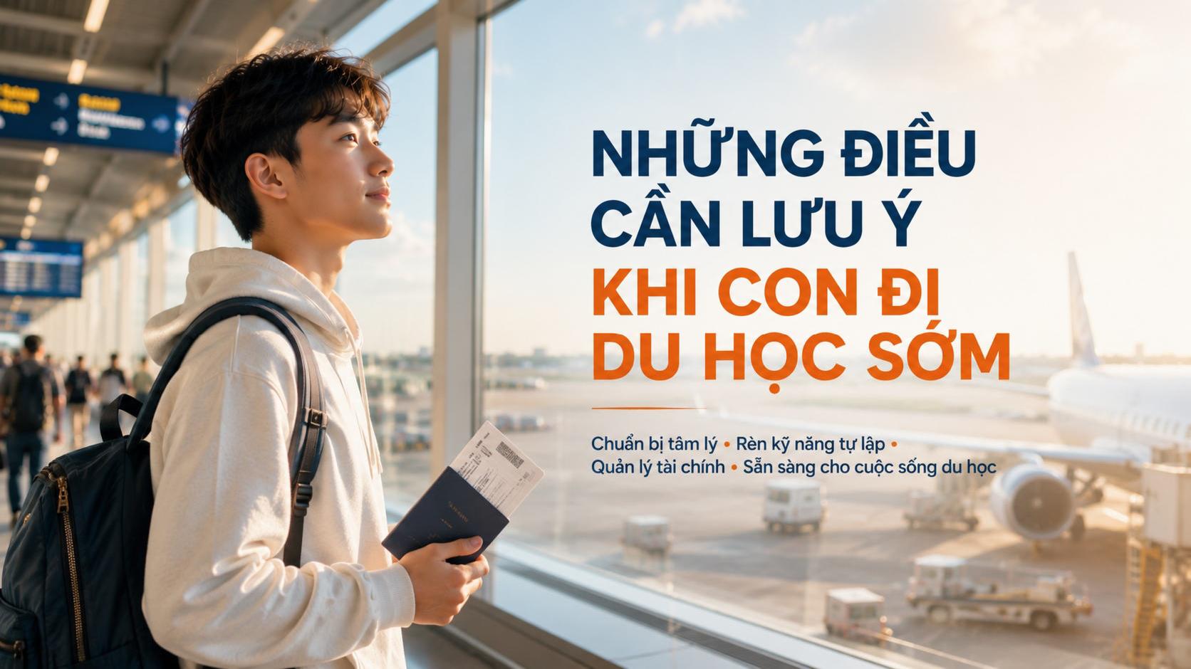 Những điều cần lưu ý khi con đi du học sớm