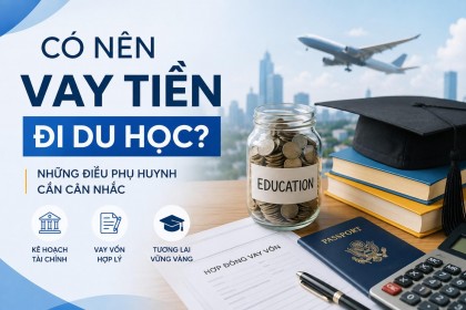 Học sinh có thể được vay tiền đi du học không?