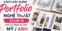 Cách xây dựng Portfolio nghệ thuật từ lớp 10 cho lộ trình du học Mỹ/Anh