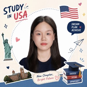 Hồ Ngọc Hân - Tân cử nhân của trường Đại học University of North Florida, USA với học bổng Sunshine Award $4,800 USD