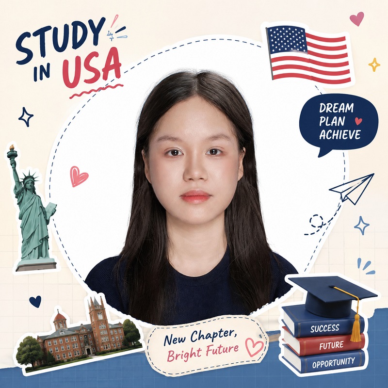 Hồ Ngọc Hân - Tân cử nhân của trường Đại học University of North Florida, USA với học bổng Sunshine Award $4,800 USD