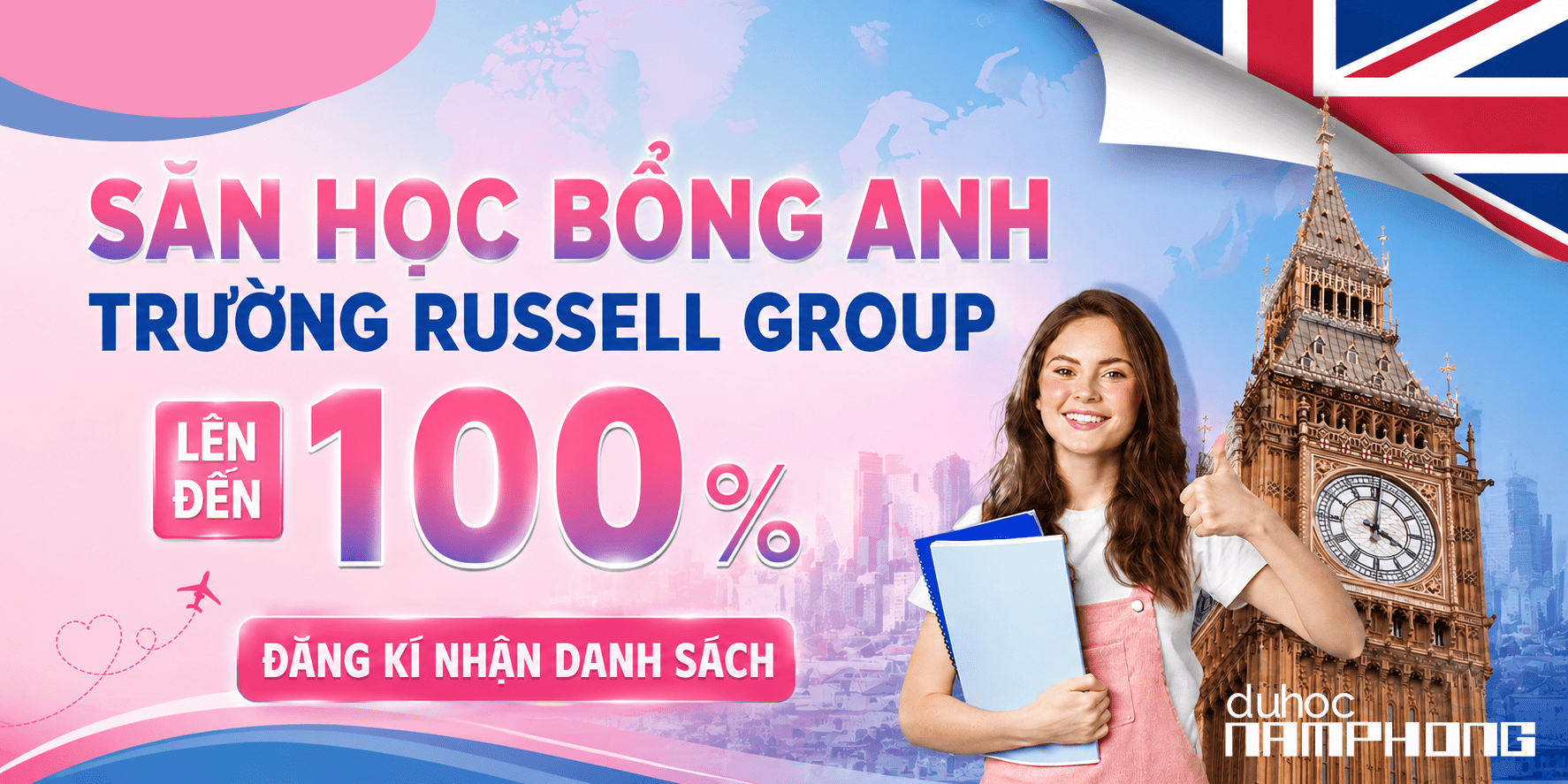 Du học UK trường Russell Group - Học bổng lên đến 100%