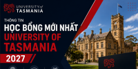 THÔNG TIN HỌC BỔNG MỚI NHẤT UNIVERSITY OF TASMANIA - 2027