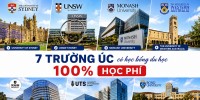 Du học Úc học bổng 100% - Danh sách 7 trường - 2027