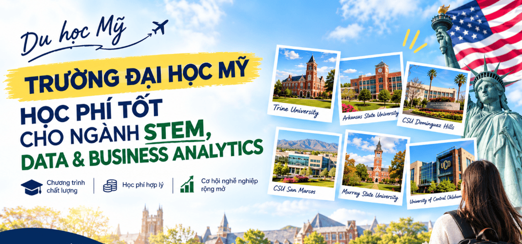 Thạc sỹ Mỹ từ 8000$/năm - Những lựa chọn ít người biết