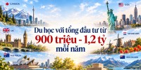 Du học với tổng đầu tư từ 900 triệu - 1,2 tỷ mỗi năm