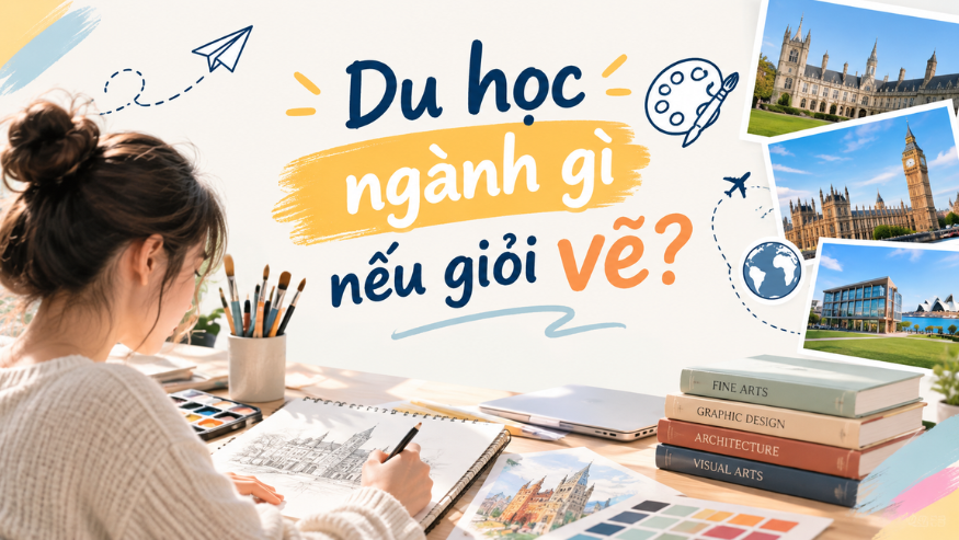 Du học ngành gì nếu giỏi vẽ?