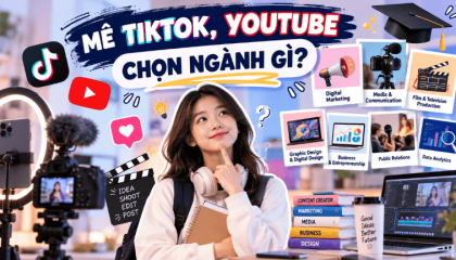 Thích TikToker, YouTuber, KOC, KOL – thì nên học đại học ngành gì?