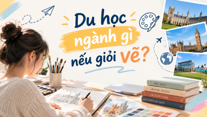 Du học ngành gì nếu giỏi vẽ?